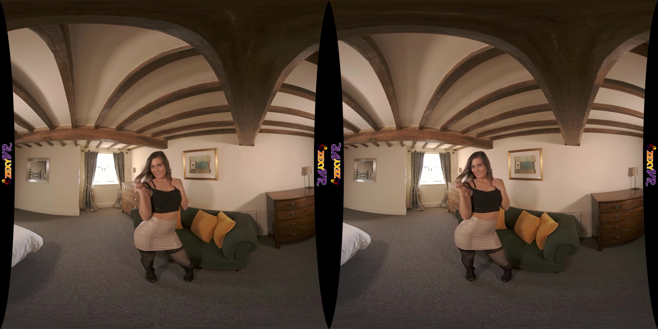 Bedroom Antics featuring Louise T - ZexyVR