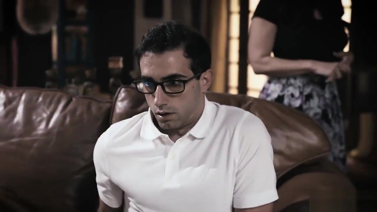 Nerdy stepbrother fucked by his new slutty stepsister