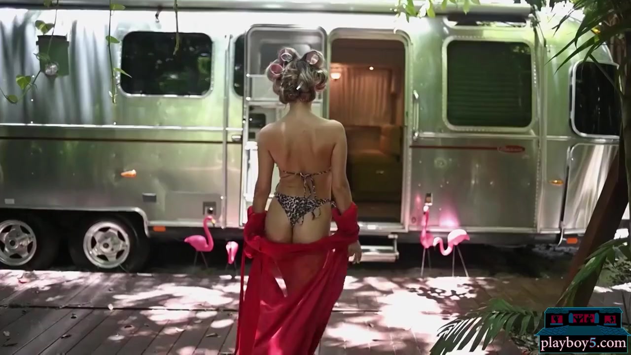 Petite Blonde In Trailer Park Blond Hair Babe Is Arousing And Petite