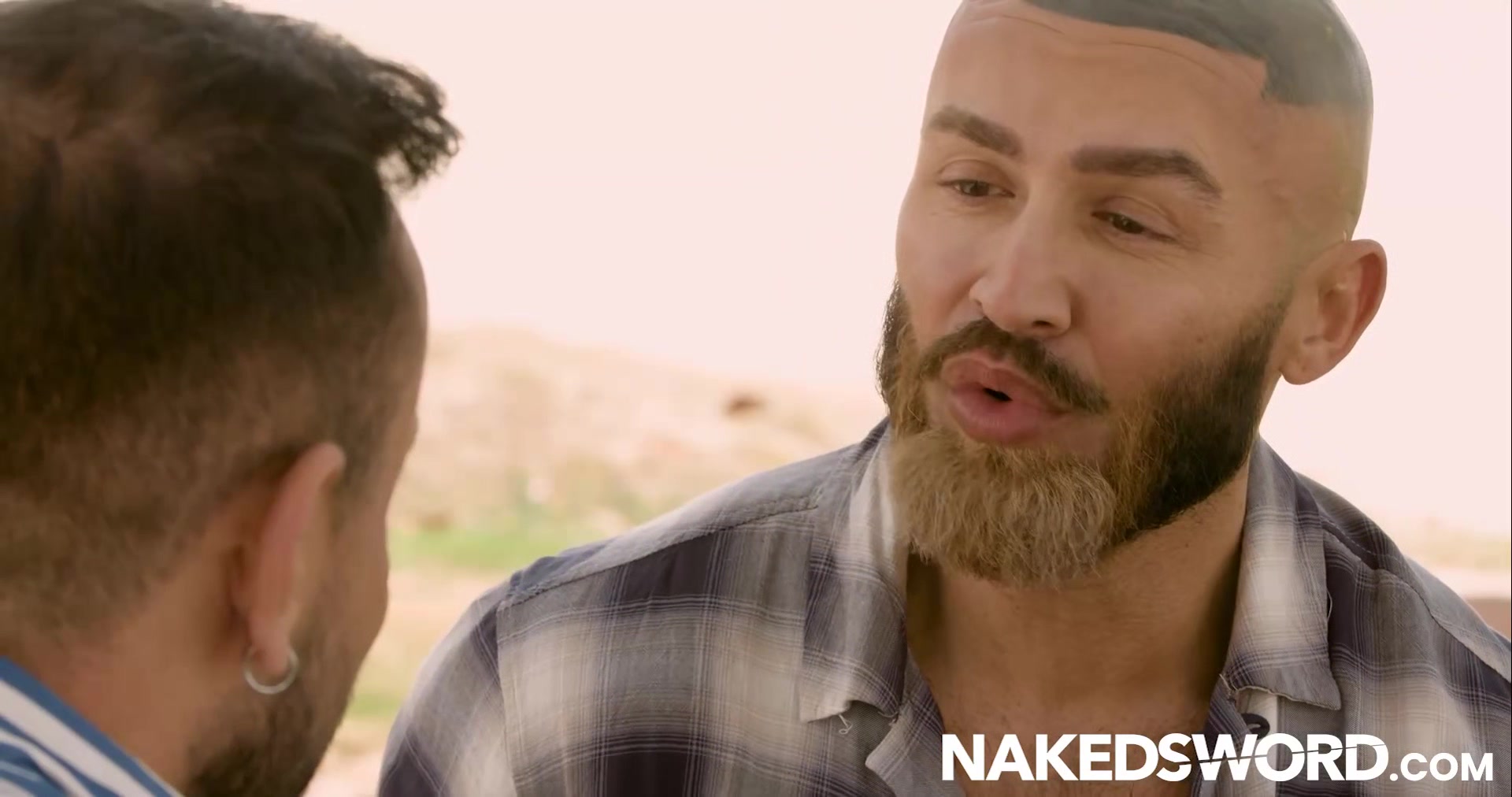 NAKEDSWORD Tattooed Francois Sagat Takes Sir Peter Hard Dick