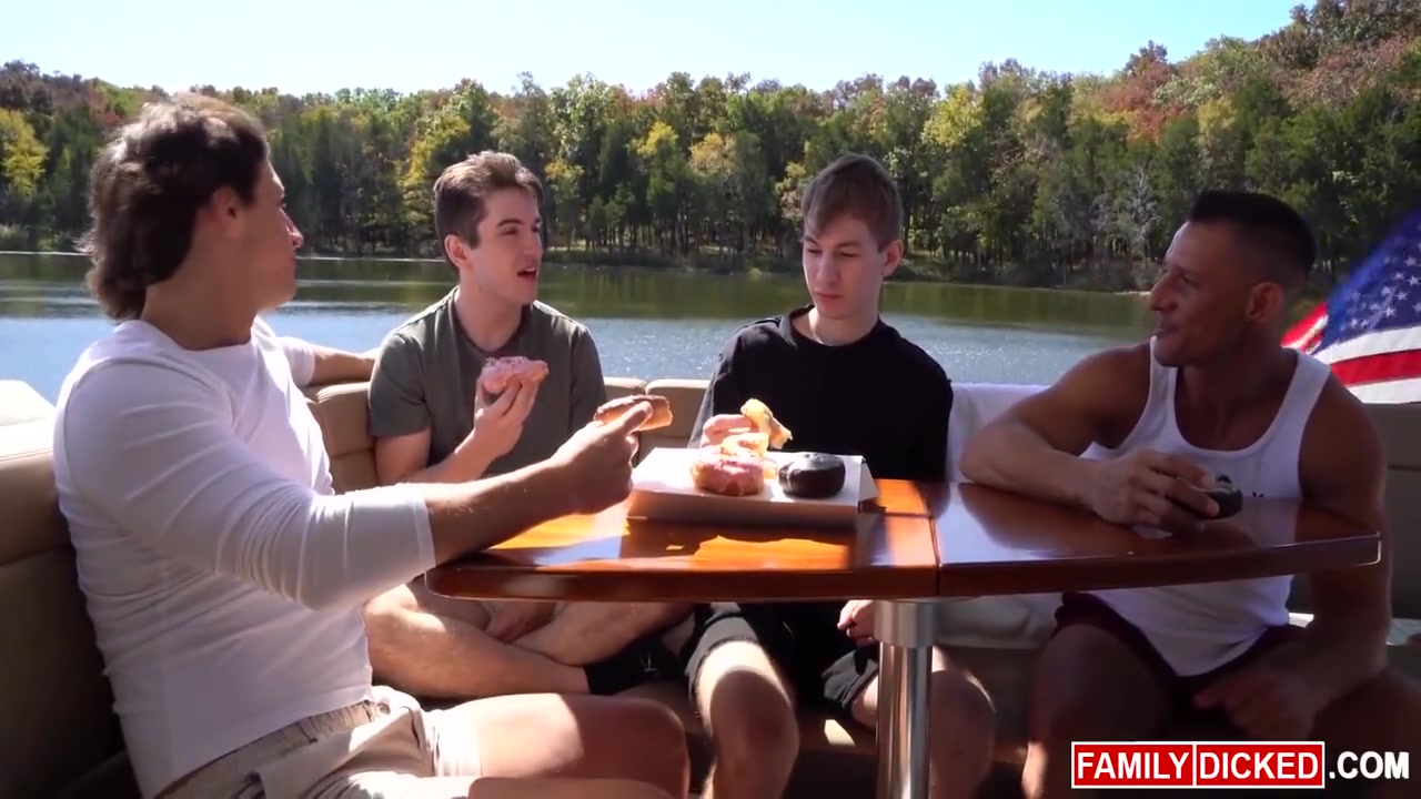 Dalton Riley, Jax Thirio And Gay Porn - What A Fucking Epic Boat Trip! Stepdad And Compete With Each Where They Fuck Their Stepsons To See Who Can Cum First! 8 Min