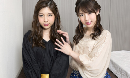 Rena Aoi & Rena Kuroi in Rena Aoi and Rena Kuroi A Miracle! How Did Two Cute Girls Decide to Dote on Me?! 1 - CasanovA