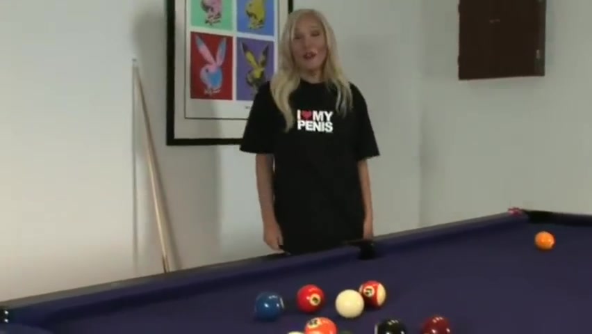 Khloe Plays Pool