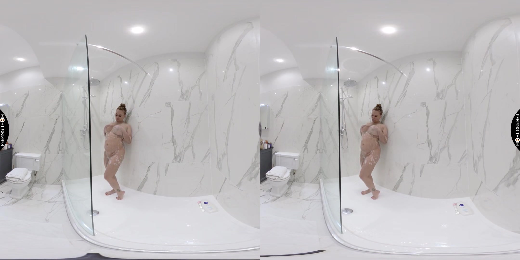 Shower Play; Big Tits Amateur Solo - SexLikeReal