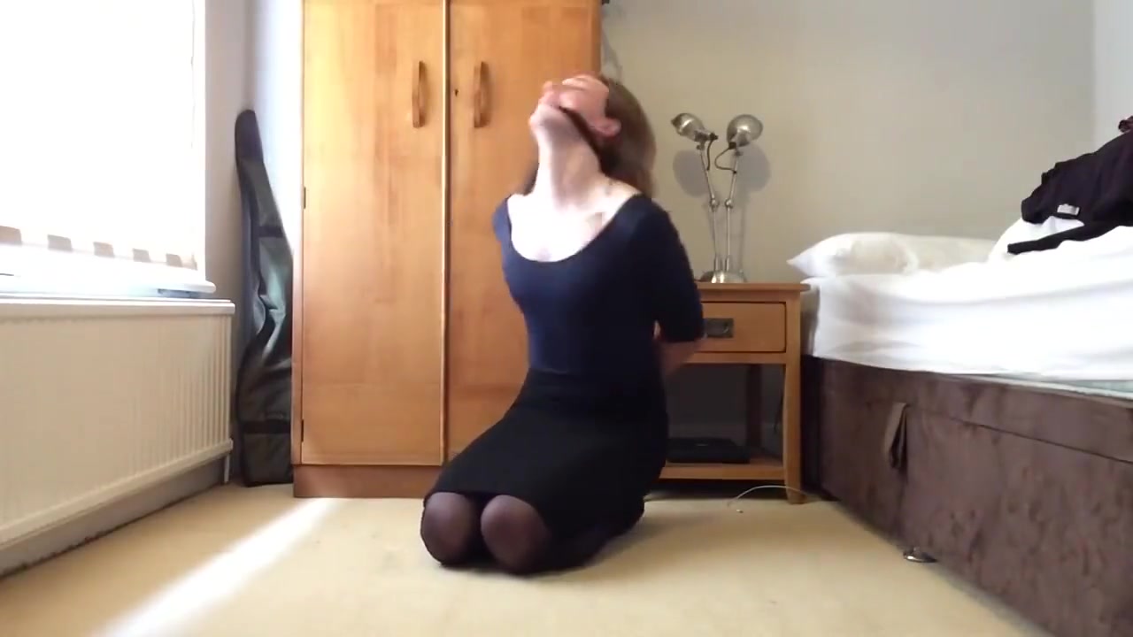 Crossdresser Bound and Gagged