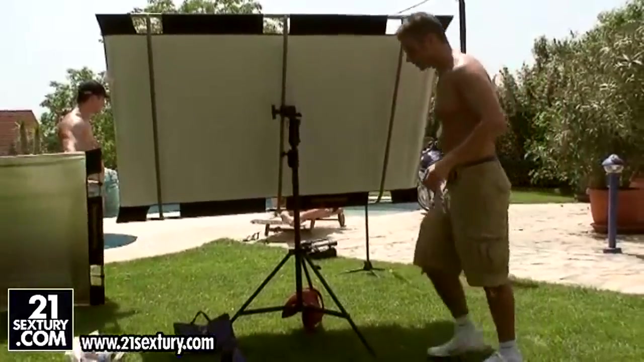 Gorgeous Wanda being fucked by a handsome man and filmed outside