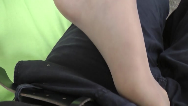 Nasty blonde sucking outdoors