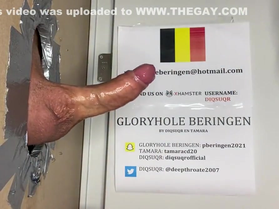 Diqsuqr - Dutch Superfan Edged At The Gloryhole!
