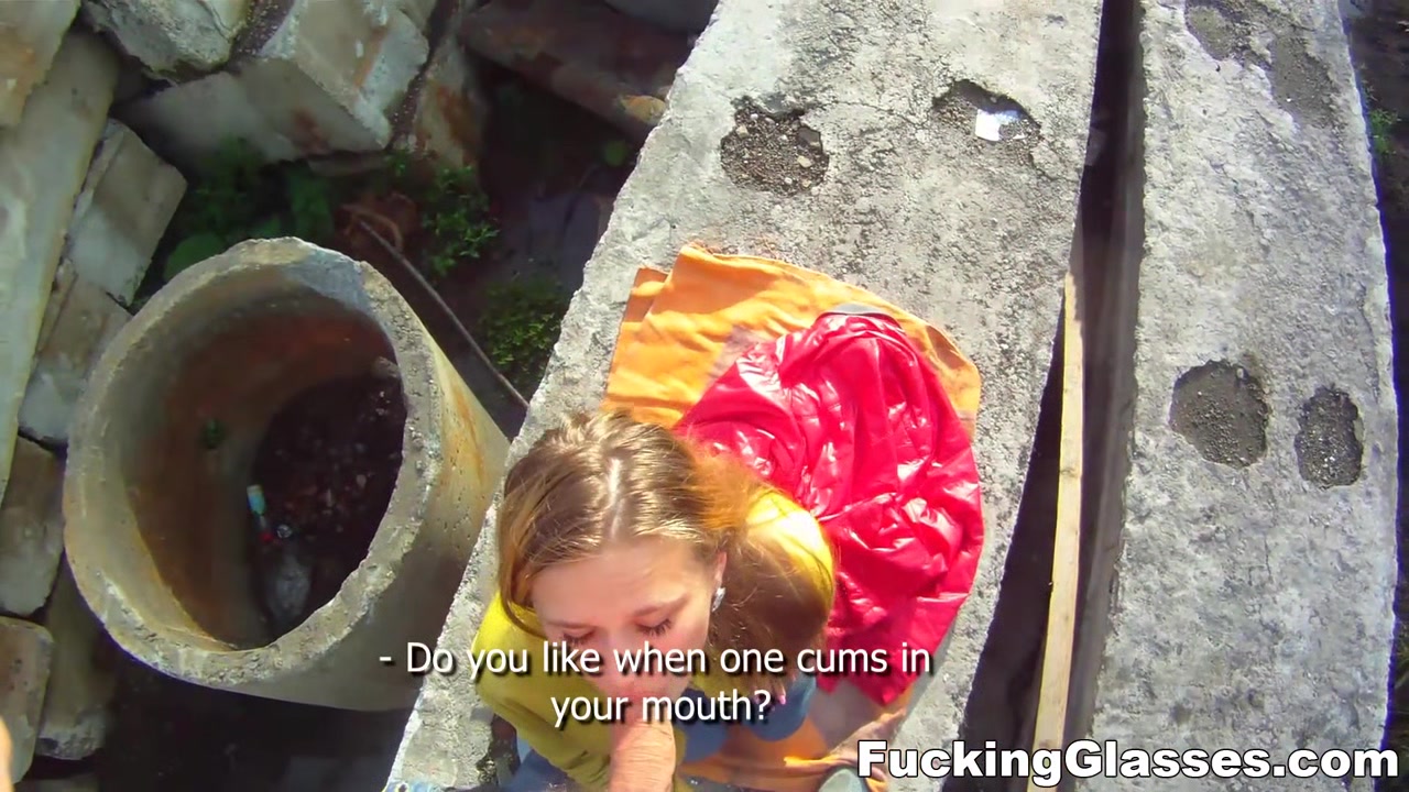 Fucking Glasses - Emma - Fucked on a construction site