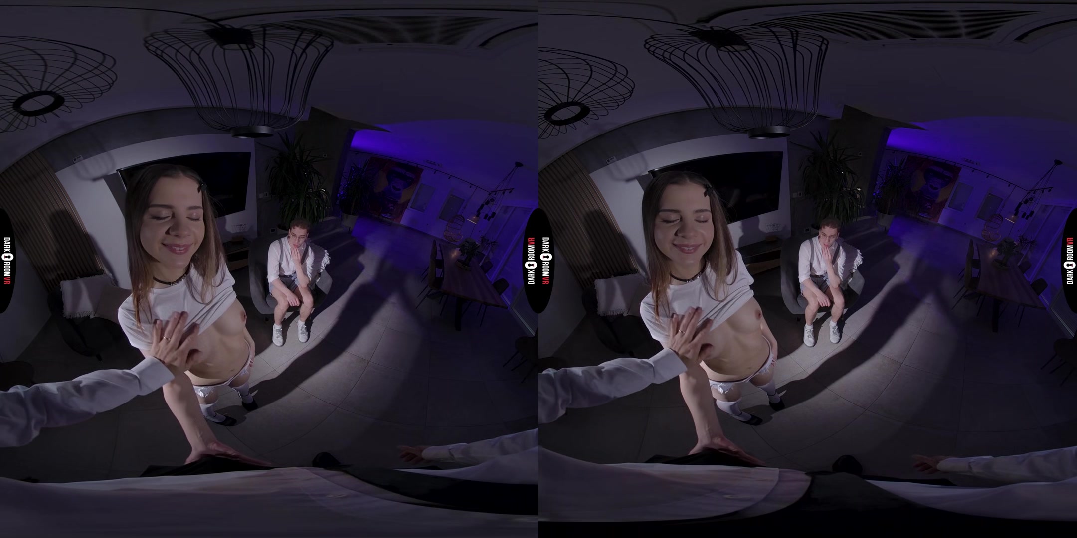 Mia Mi VR Porn: Join Us, Stepdaddy - DarkRoomVR