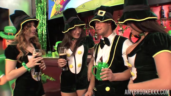 Amy Brooke in Saint Patricks Day Orgy Clip#1