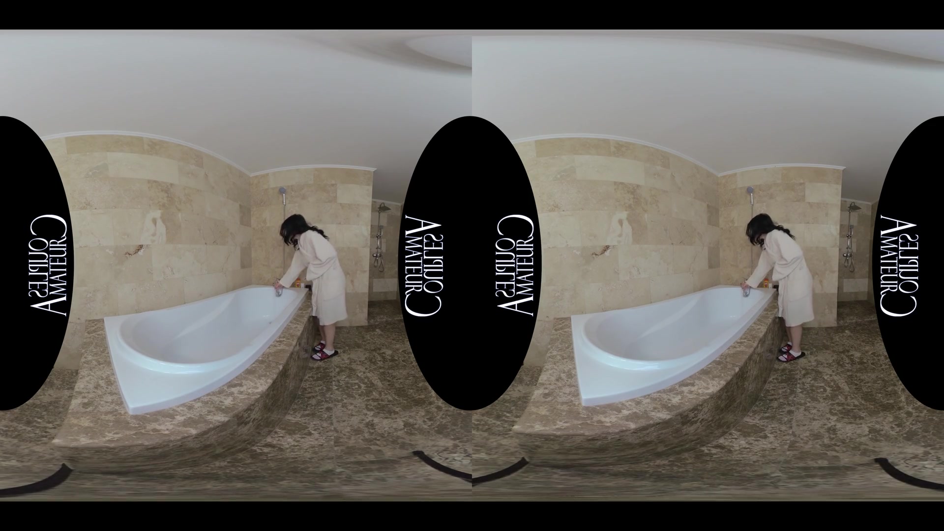 Bathtub Sexy Time - Hot Brunette Amateur Solo - SexLikeReal