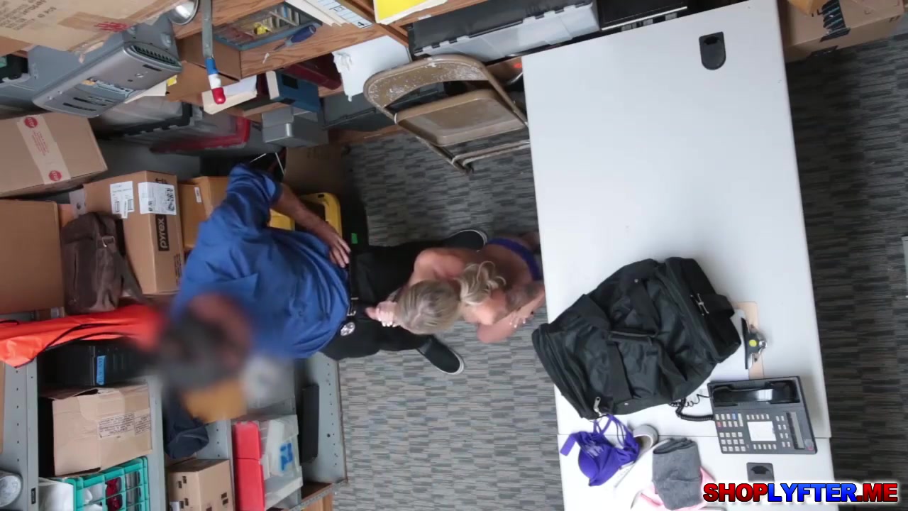 Emma Hix - Blonde teen 18+ Shoplifts And Pay For Sex