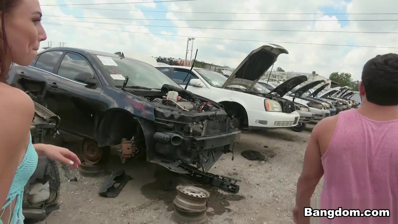 Aidra Fox Gets Fucked at a Junkyard - BangBros