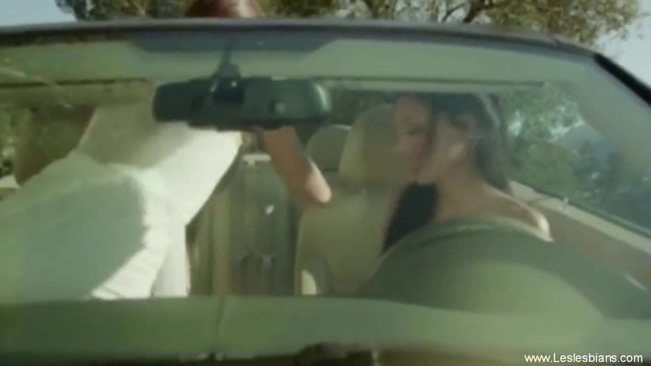 Pretty European Lesbians Being Romantic Together And Enjoy