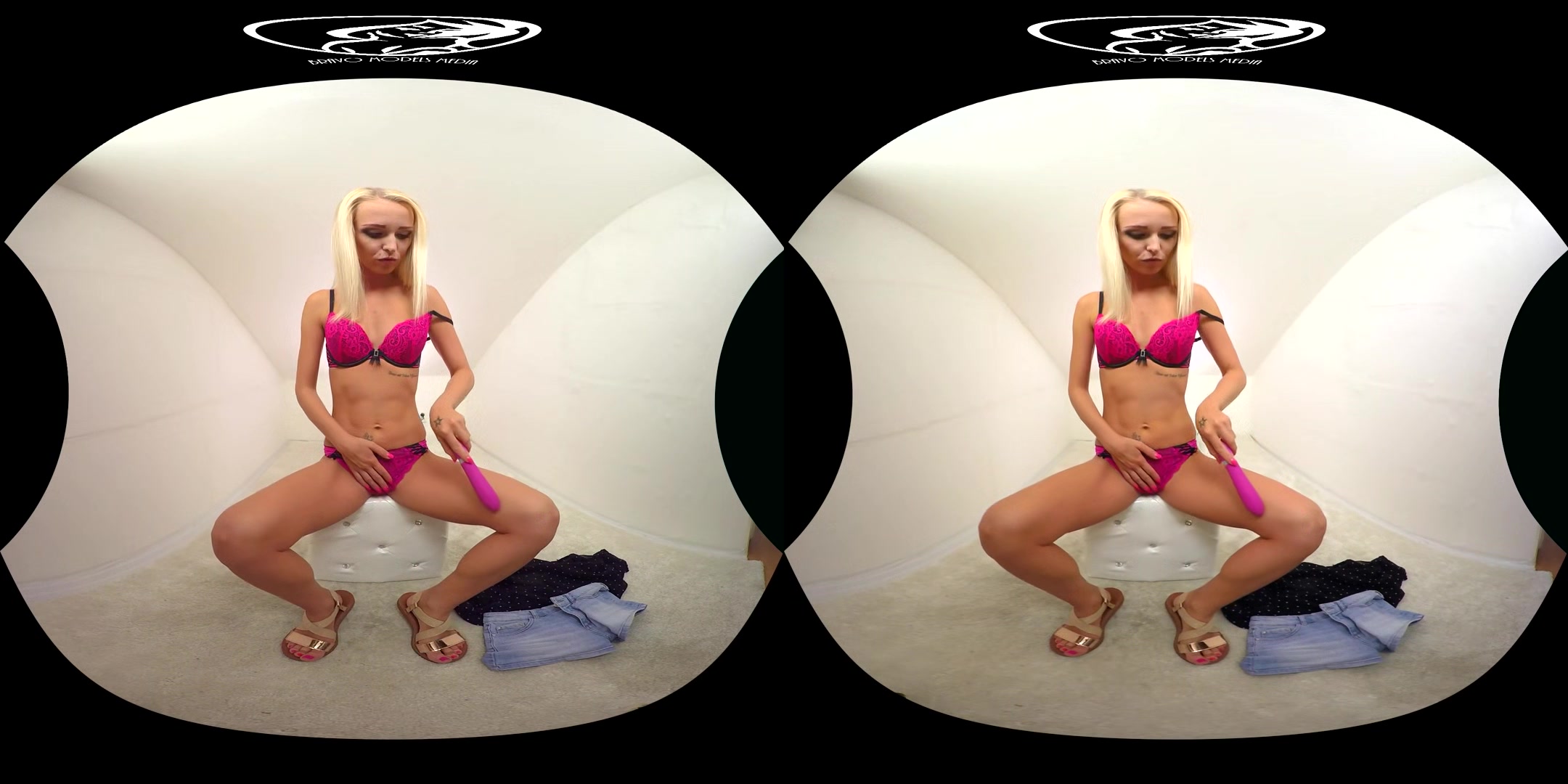 342 - Deborah; Young Fit Blonde Solo With A Toy
