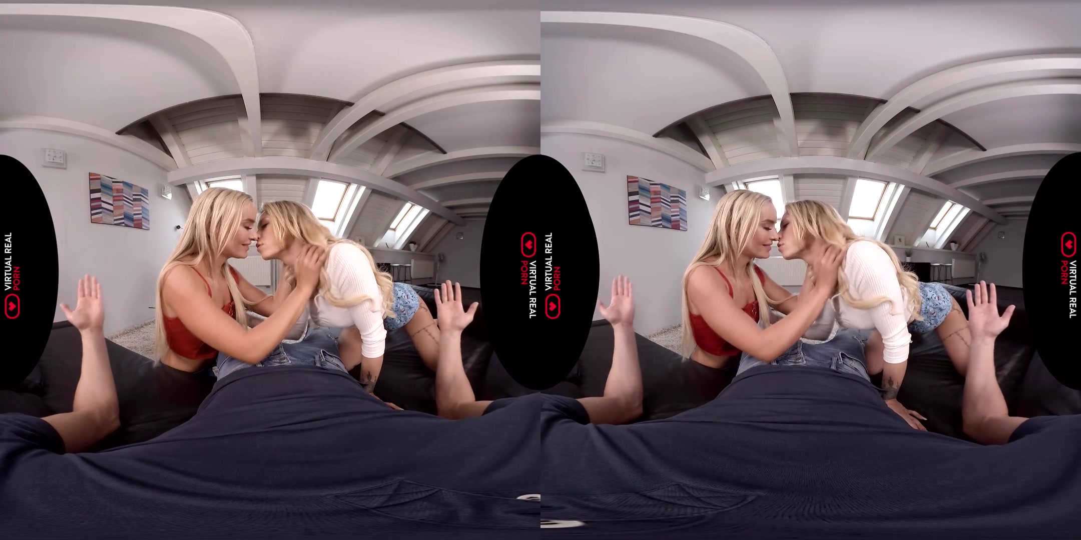 Jennifer Amilton & Amy Pink in Golden Tears - VirtualRealPorn