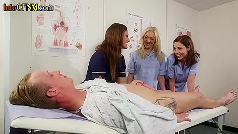 CFNM nurses give group BJ and HJ session to their patient