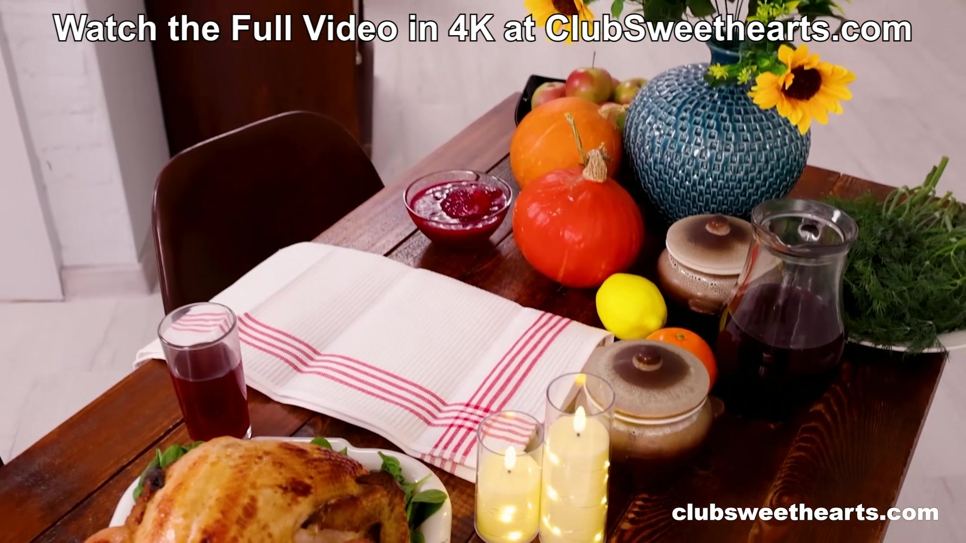 Pussy Stuffing on Thanksgiving at ClubSweethearts