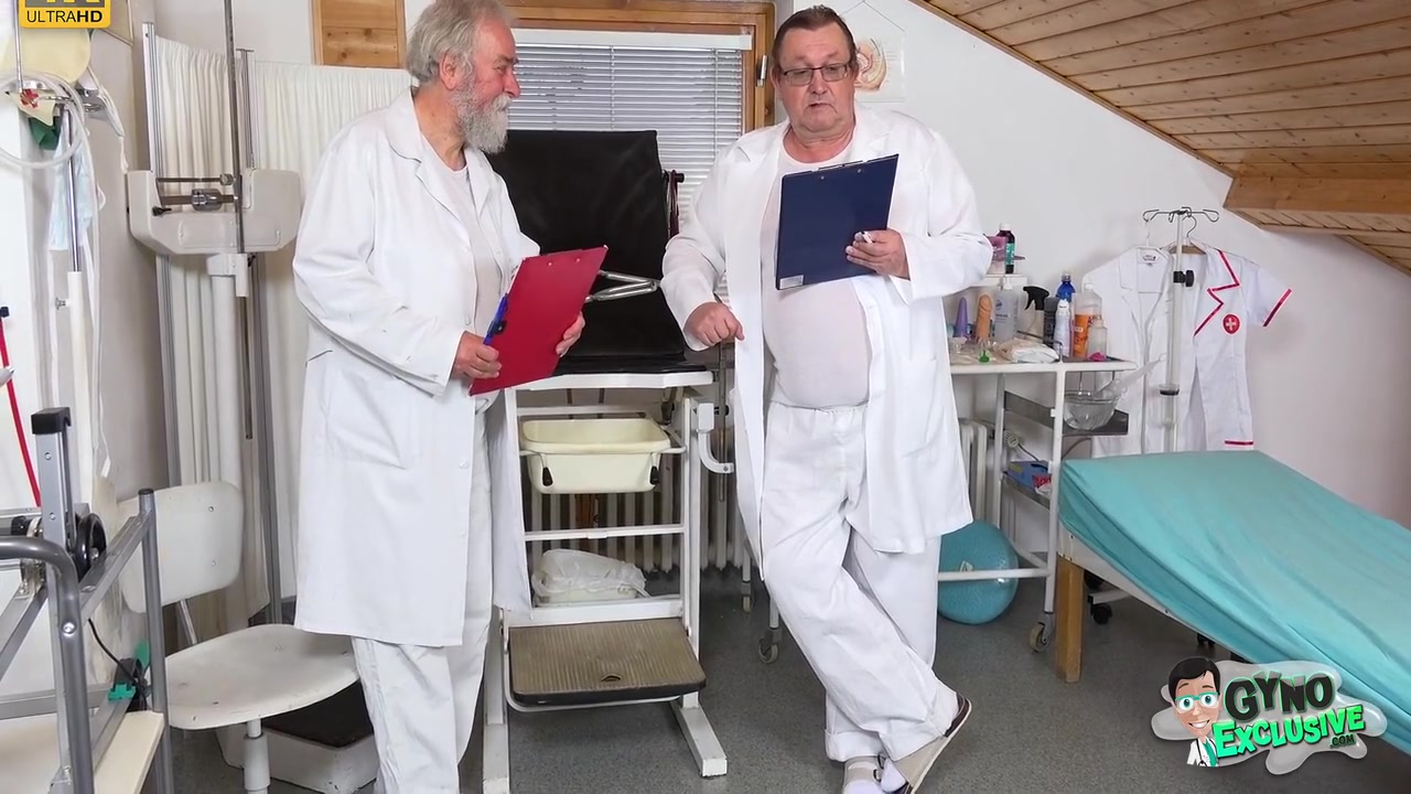 18yo Nerd Girl Made To Cum Again And Again By Two Old Doctors - Keira Flow