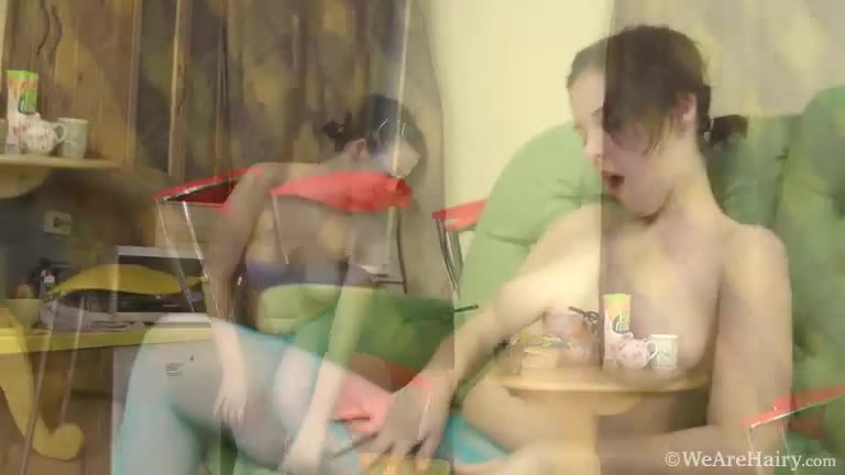Lilah plays chess then with her hairy pussy - Compilation - WeAreHairy