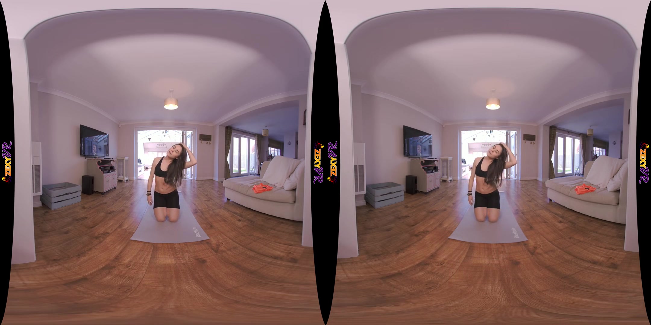Stretch With Me - Sexy Ella Jay Stripping - SexLikeReal