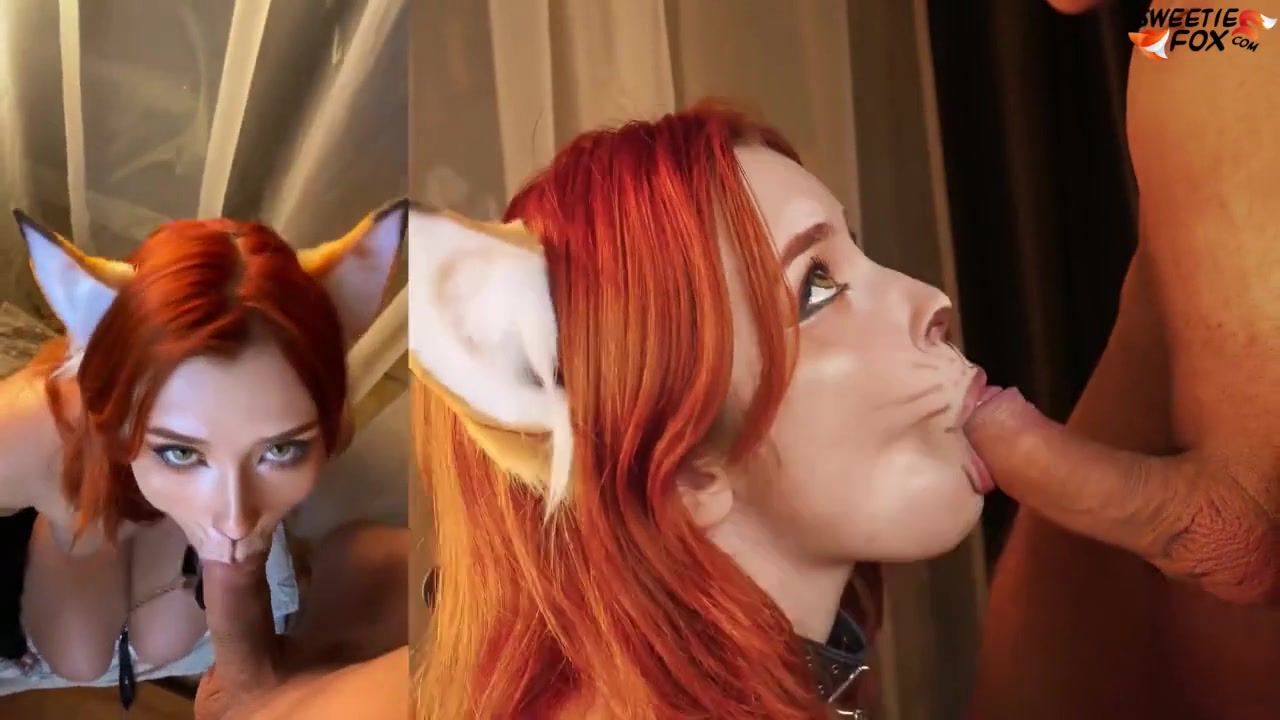 Sexy Fox Dildo Play And Swallows Huge Cock - Facial