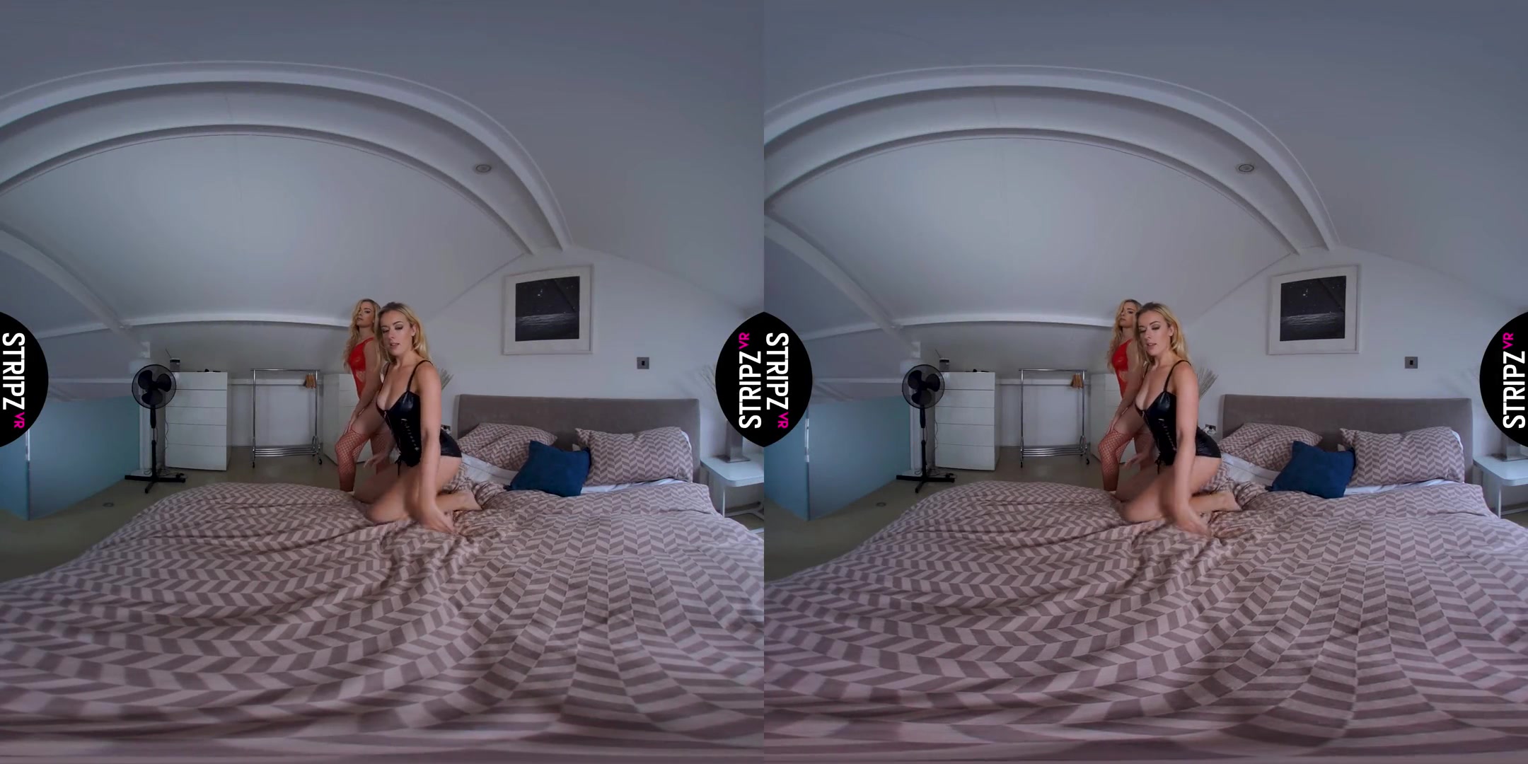 Rosa Brighid & Grace Faerie in Rosa And Grace Twinning - StripzVR