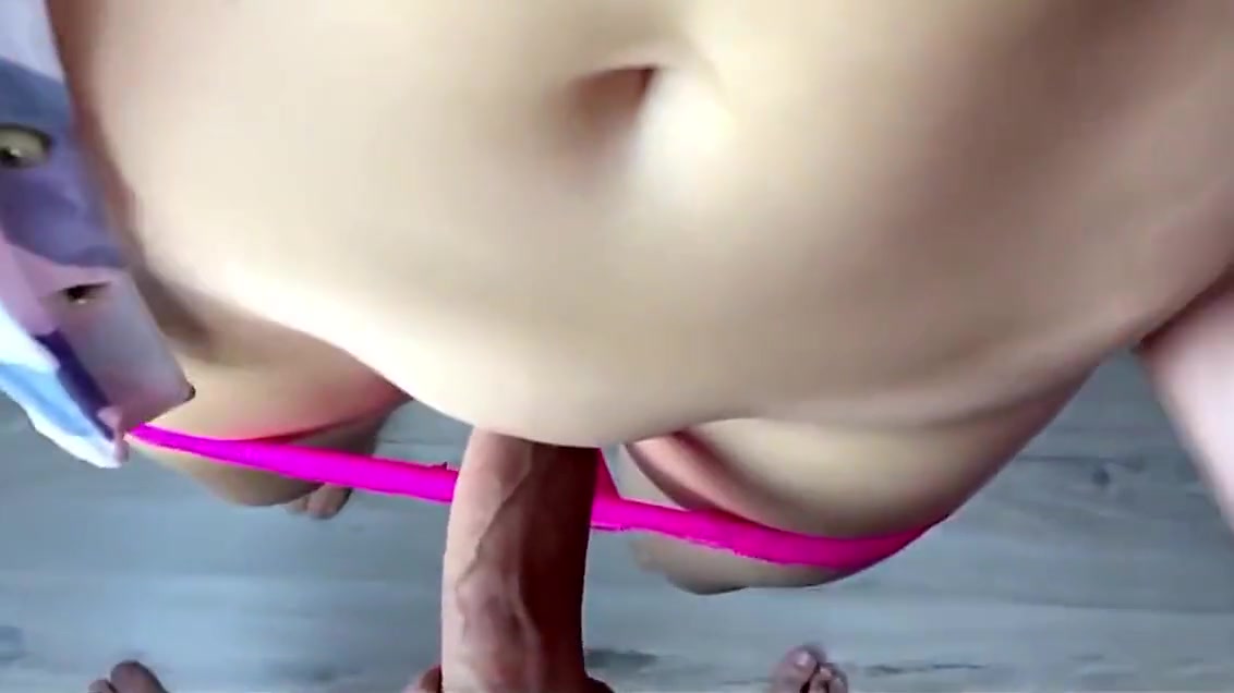 Stepsister loves to wear my cum in her panties