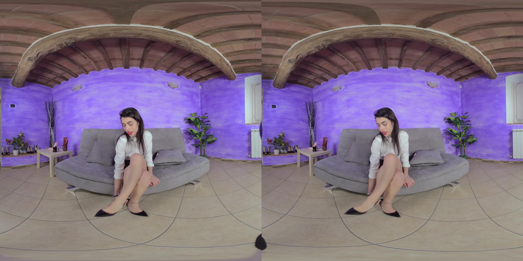 Jaw-droppingly Sexy Petra Gives You The Hottest Foot Tease (No talking) - VRFootFetish