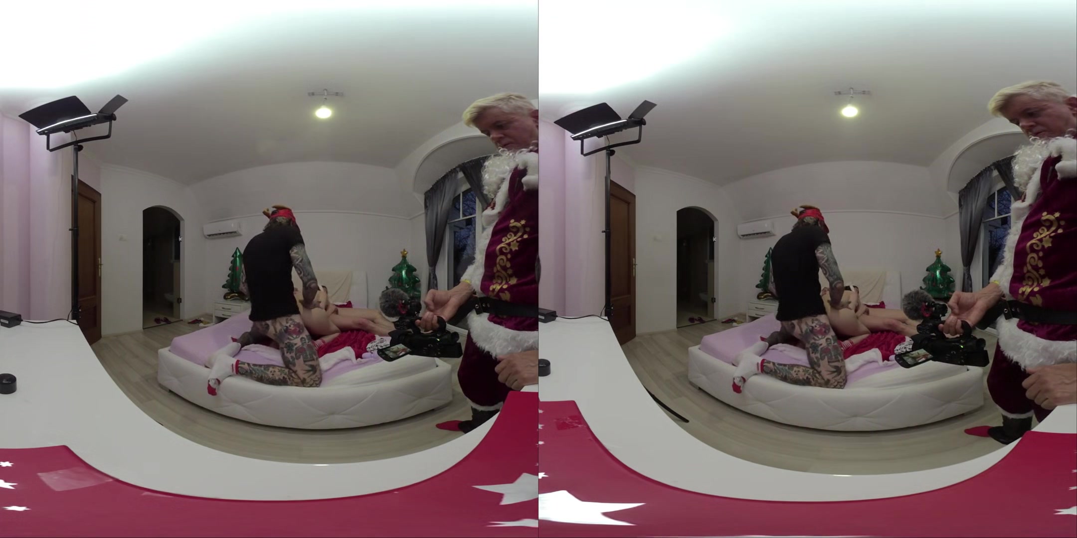 Catherine Knight Christmas Vr Part Three - Mrs. Claus Cuckolds Santa In Crazy Gangbang