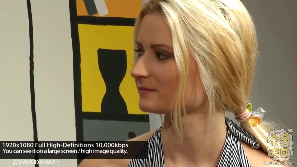 Interview With Sex The Blond Beautiful Girl Come To Interview From Europe - Michele - Kin8tengoku