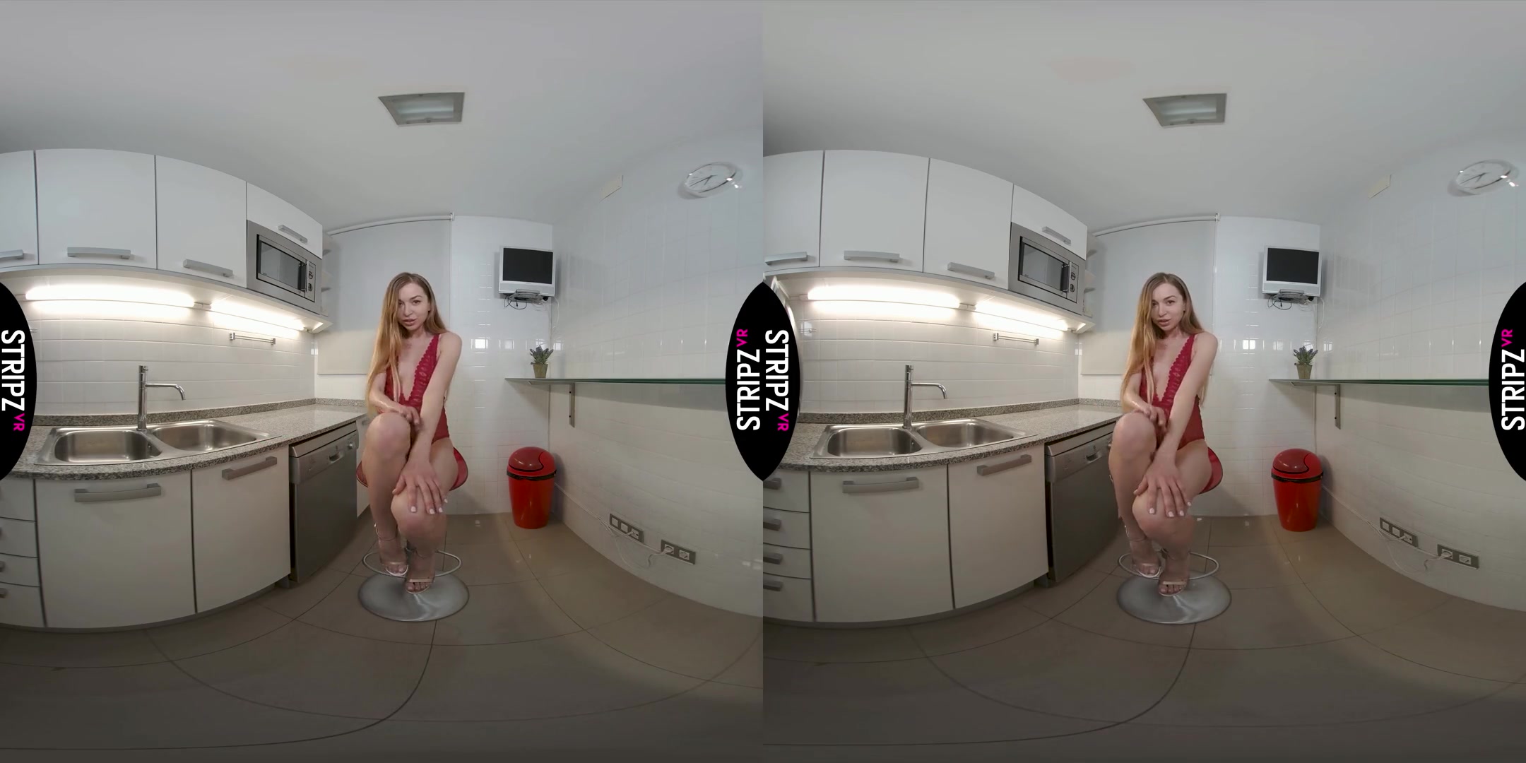 Kitchen Heat - Hot teen 18+ Solo Striptease - SexLikeReal