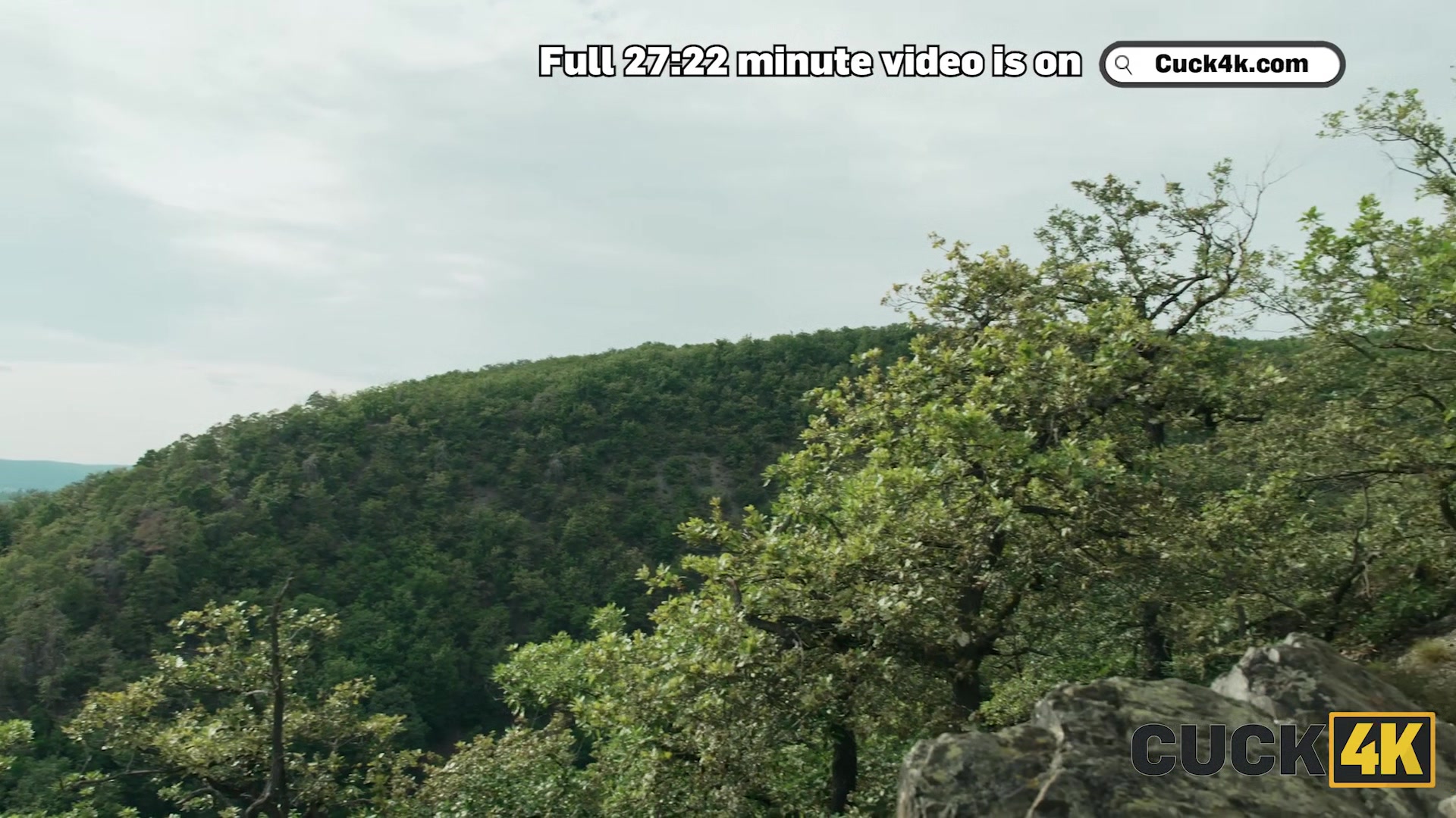 CUCK4K. Husband invited two guys with big dicks to fuck his wife in the forest