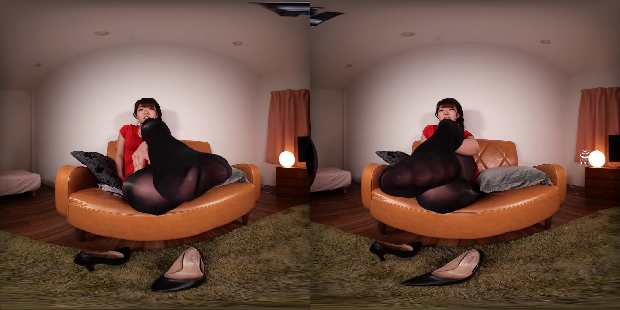 Pantyhose Licking JOI; JAV Idol Leg Fetish VR