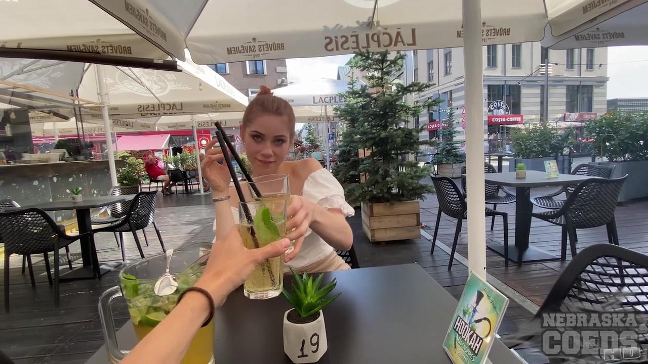 Lesbian Date Video Miss Pussycat With Her Best Friend Margarita Public Flashing And Strapon