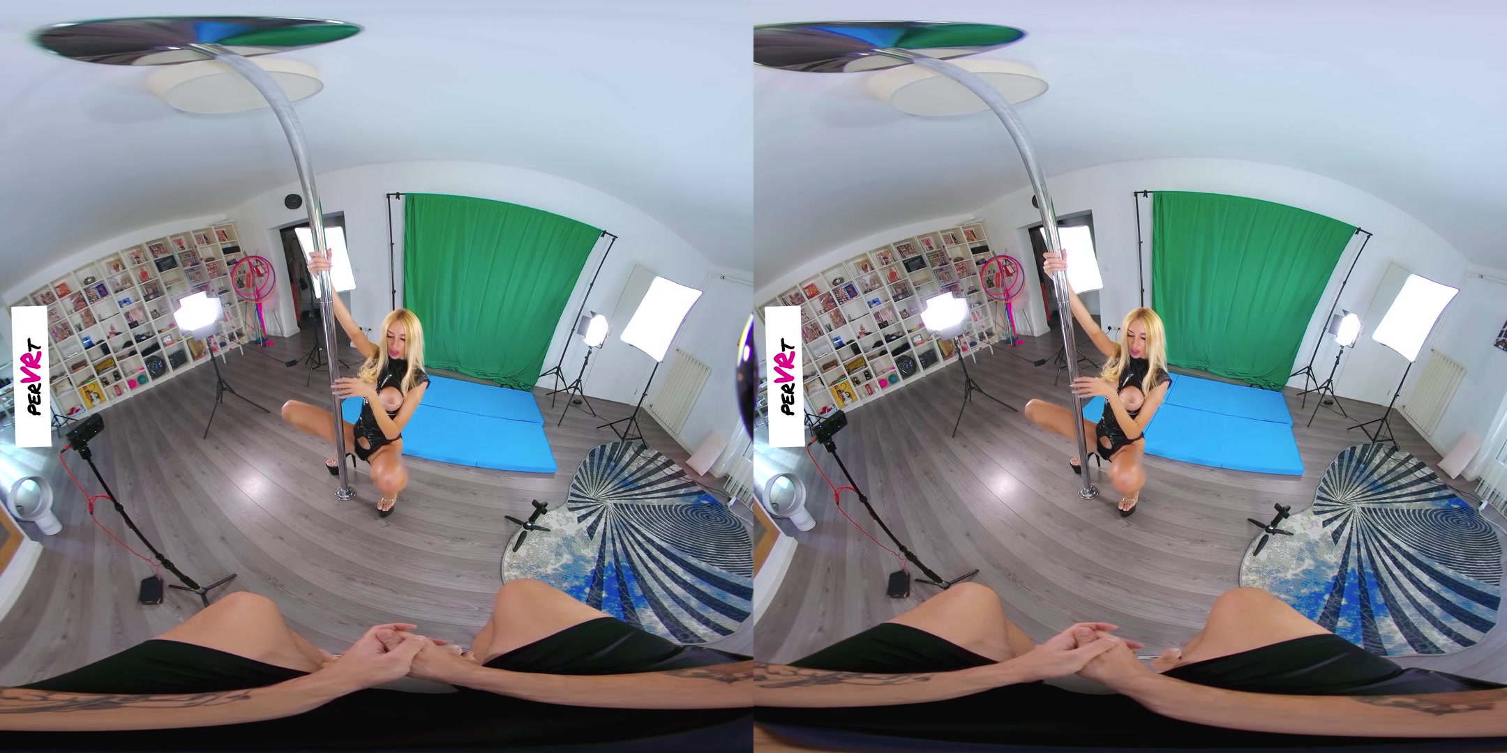 Training And Testing A Pole And Lap Dance Stripper Bimbo Doll - perVRt