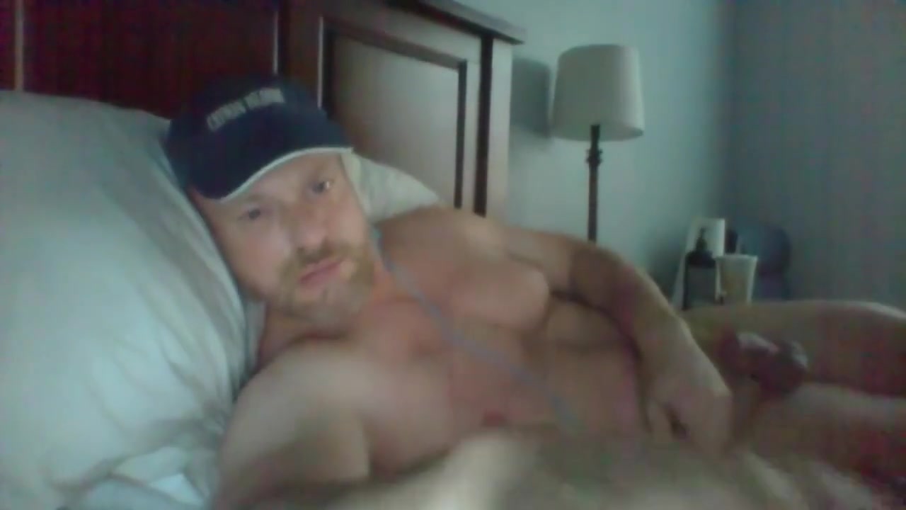Jerking With Hot Muscle Step daddy