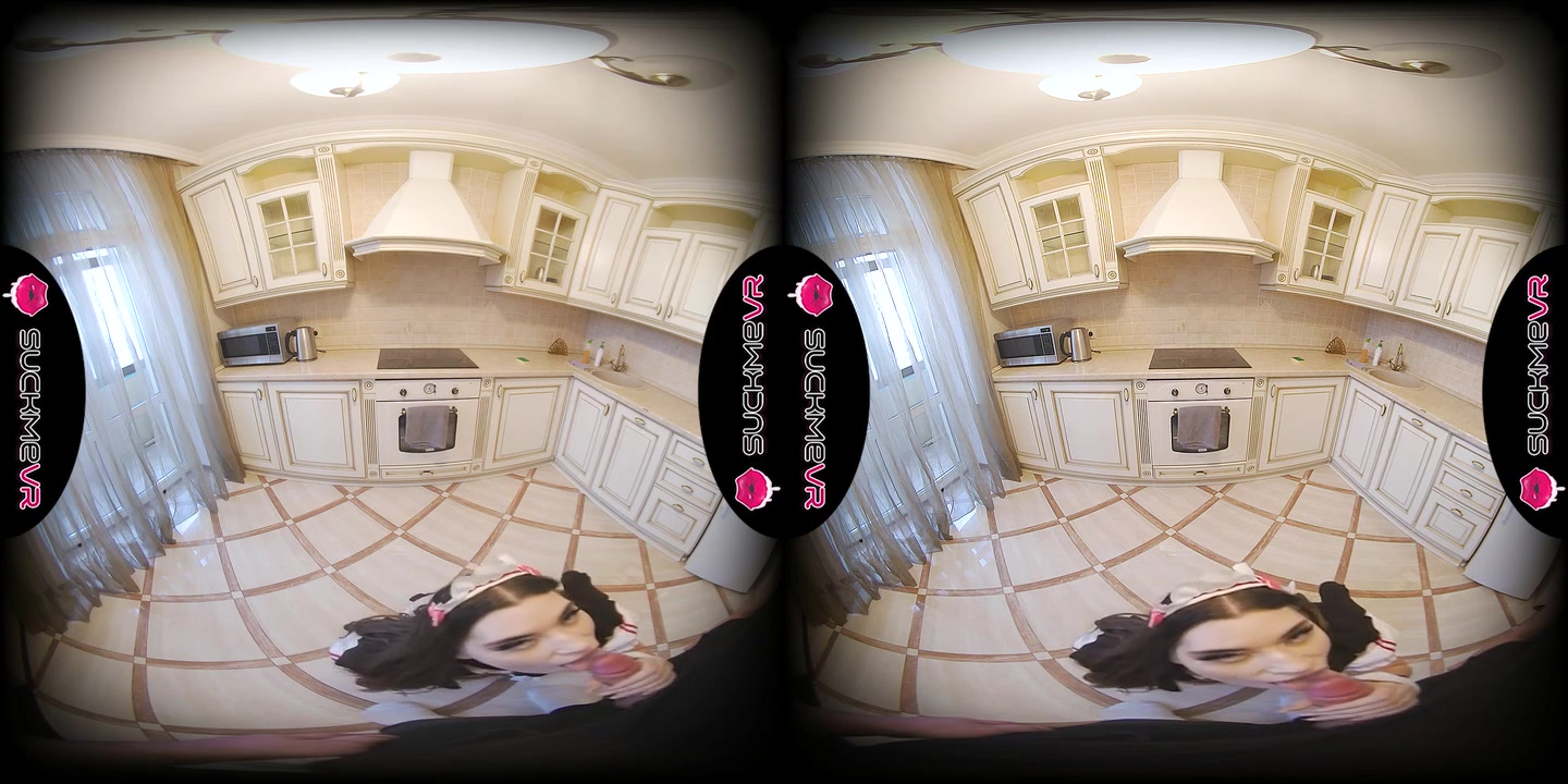 POV Sex With Elise Moon As A Maid In The Kitchen - SuckMeVR