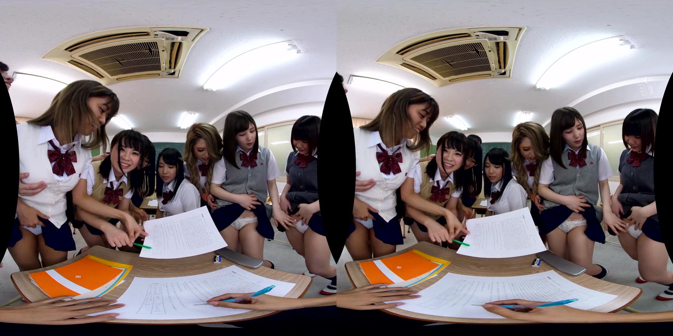 There are Very Few Men in the School, And Girls are Overpowering! 1 - SexLikeReal