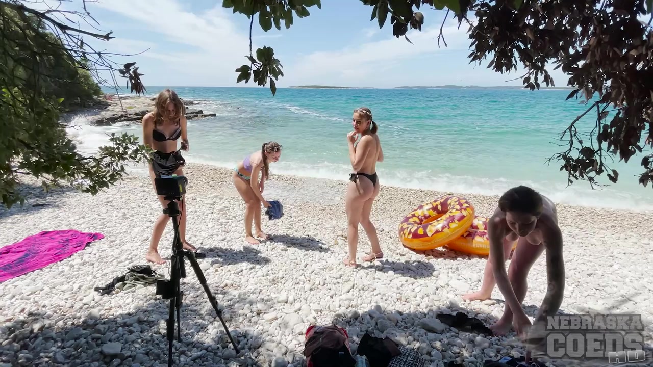 Spending Vacation On Topless Beach And Miss Pussycat Lesbian Banging Rebeka Ruby Private Moment