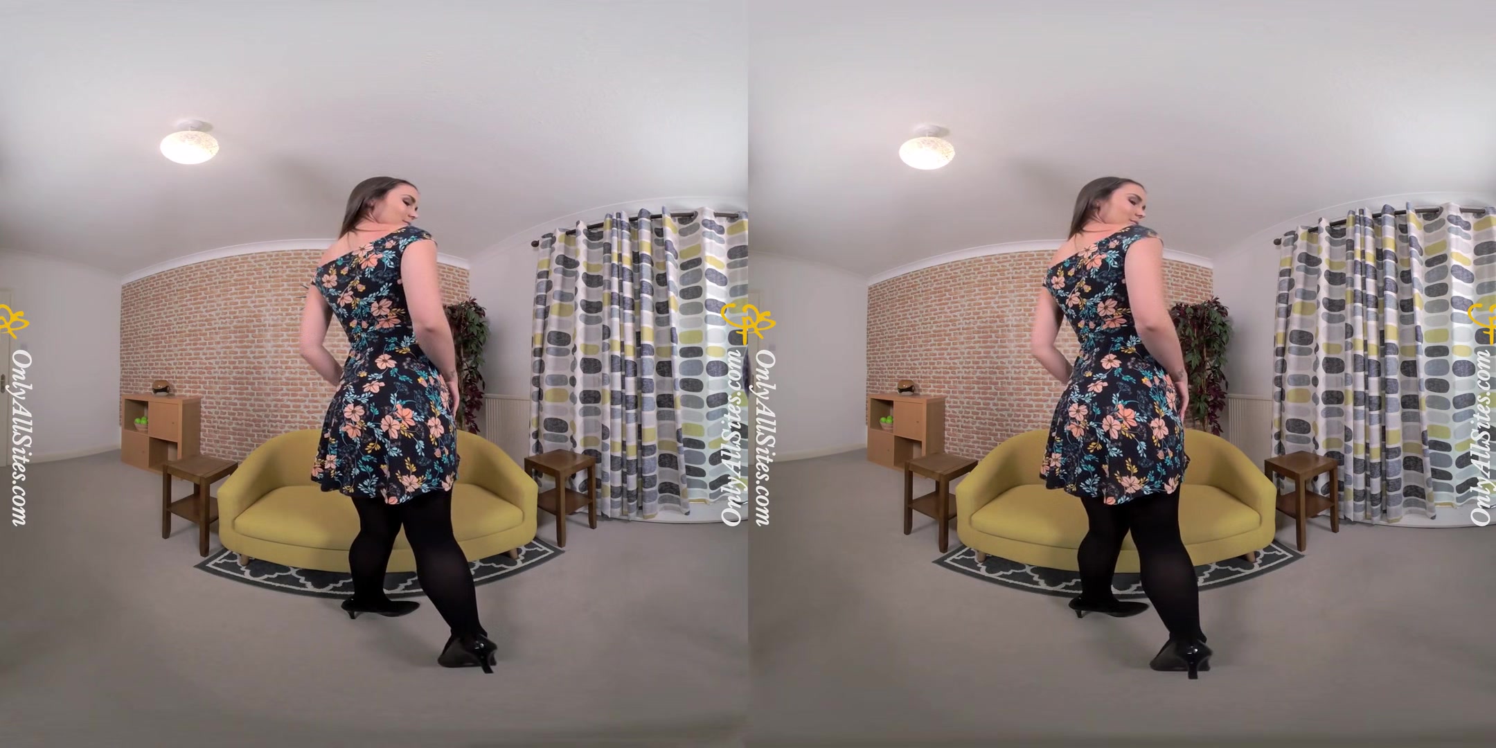 Kelly Hathaway - Tight Tights - Solo Model Striptease Nylons