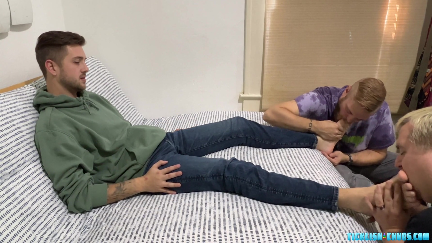 Straight Guy Found Himself Bounded For A Ticklish Adventure