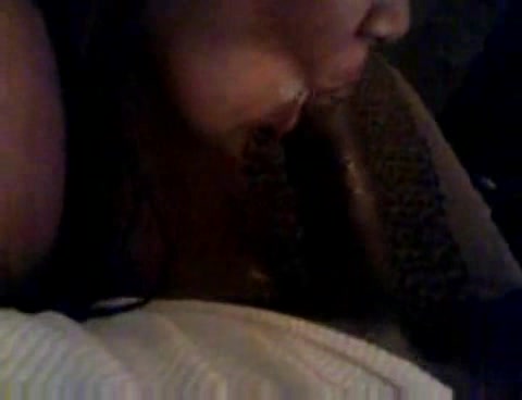 Ebony pussycat eats a black schlong in the close-up porn vid