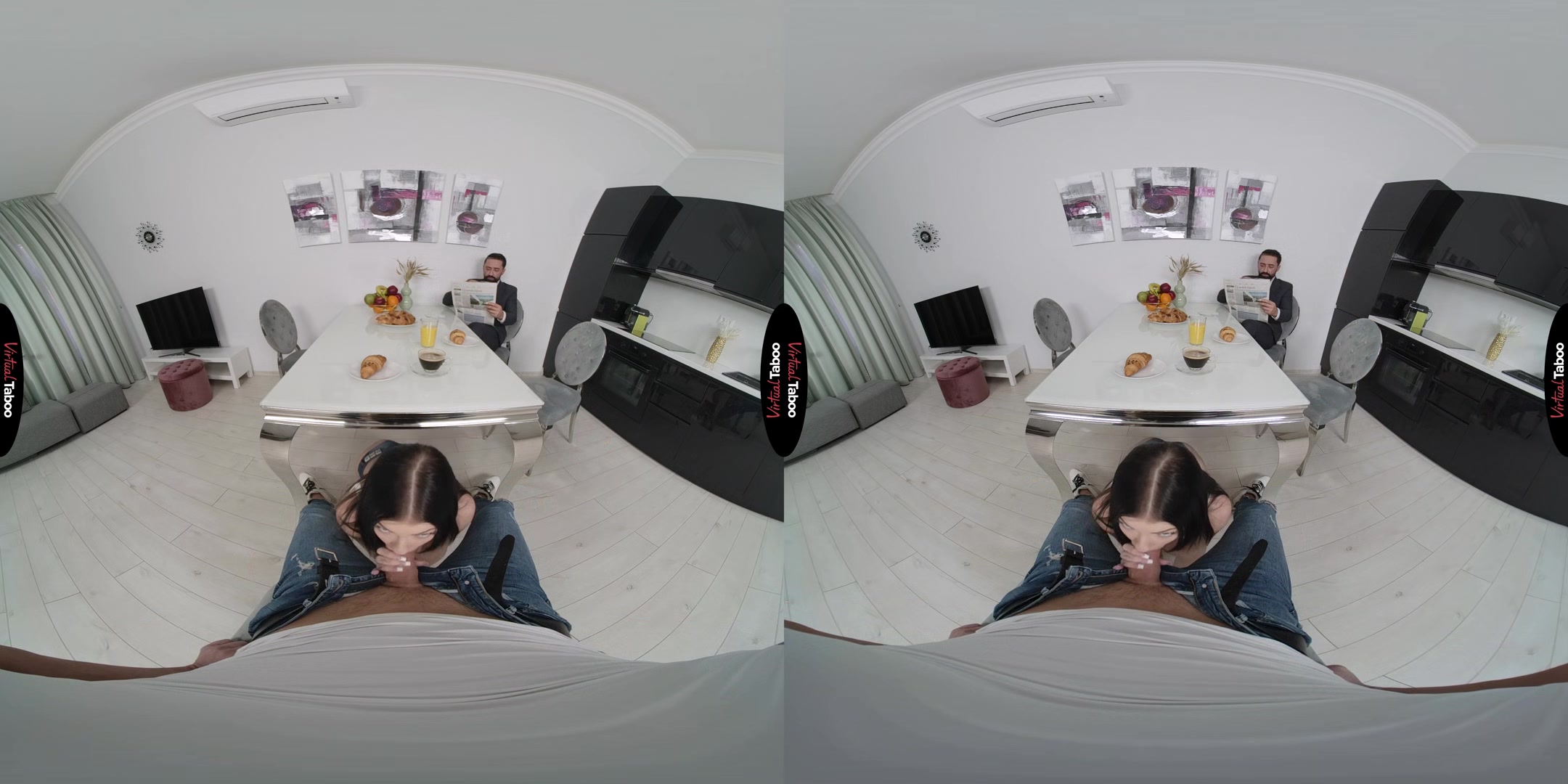Chloe Heart VR Porn: Ultimate Breakfast For Three - VirtualTaboo
