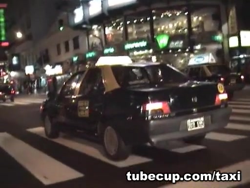 Dirty fucking shot on the taxi back seat