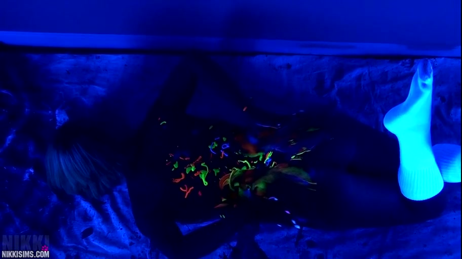 Black Light Body Paint video