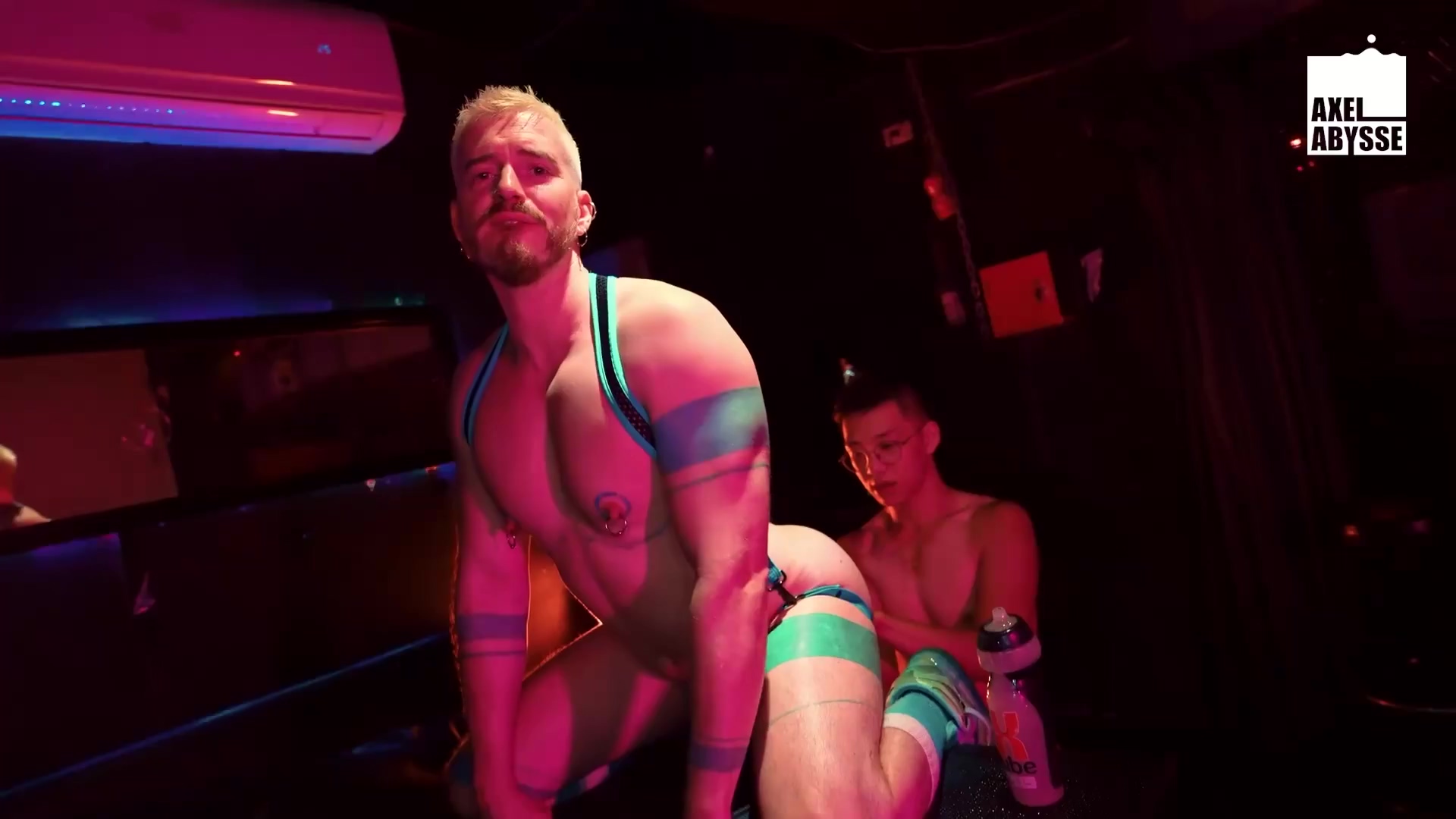 Garys Fists Are Determined To Widen Axel Abysses Asshole Hardcore Style