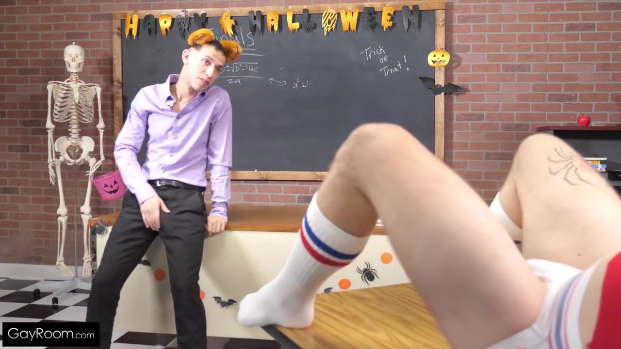 Teacher Plays With Calvins Fuck Hole