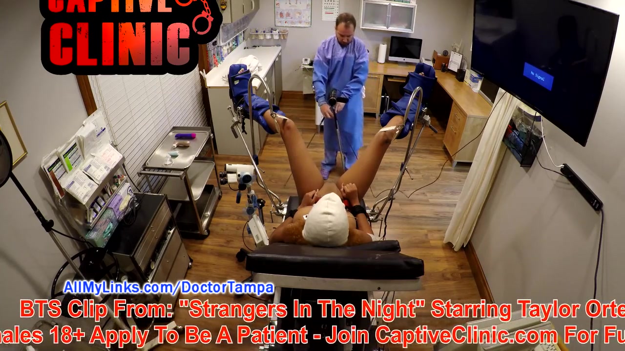 Behind The Scenes From Taylor Ortega Sold For Science, Not Ready & Knocks Over Camera, Film At Captivecliniccom